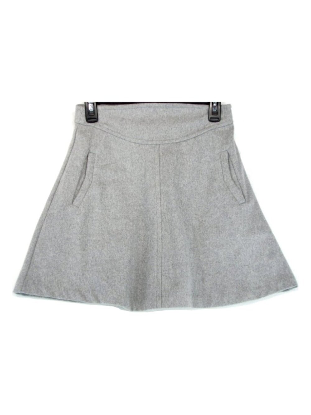 SALE! Flare Velour Gray Short Mini Skirt